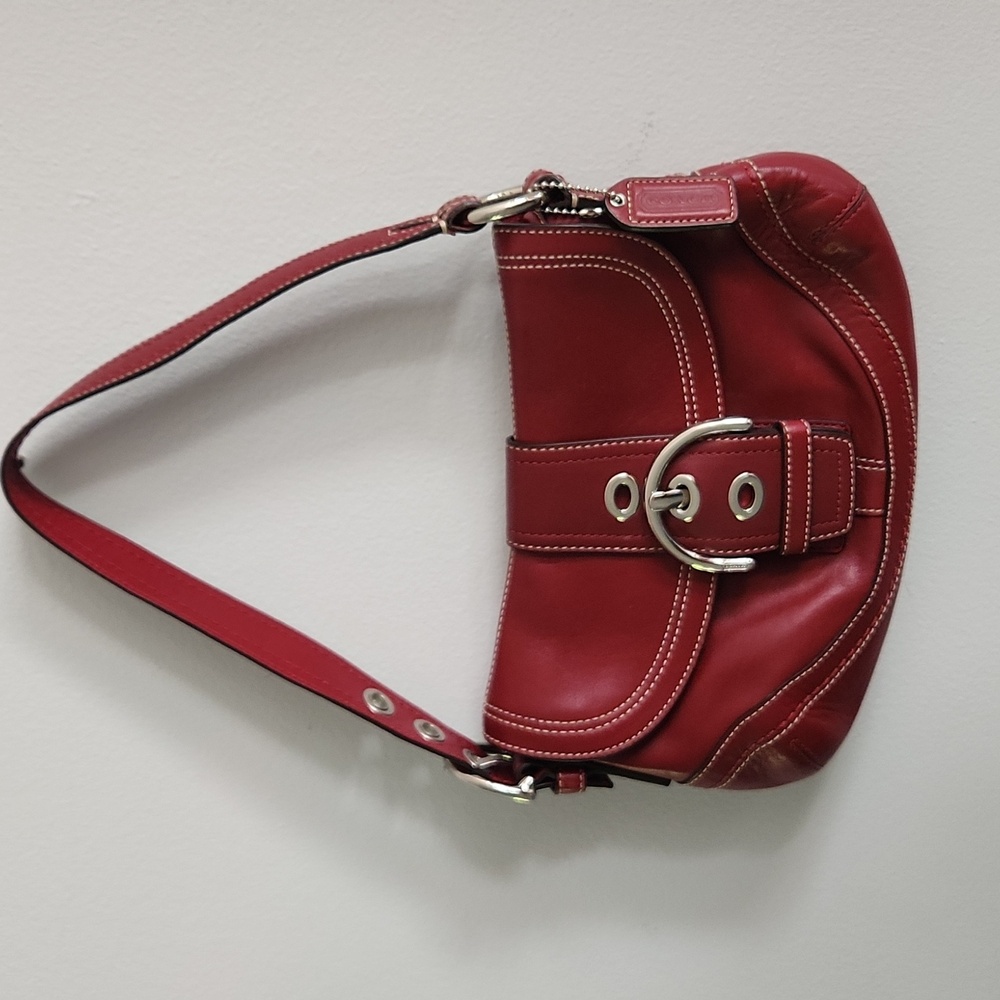 Vintage Coach leather handbag